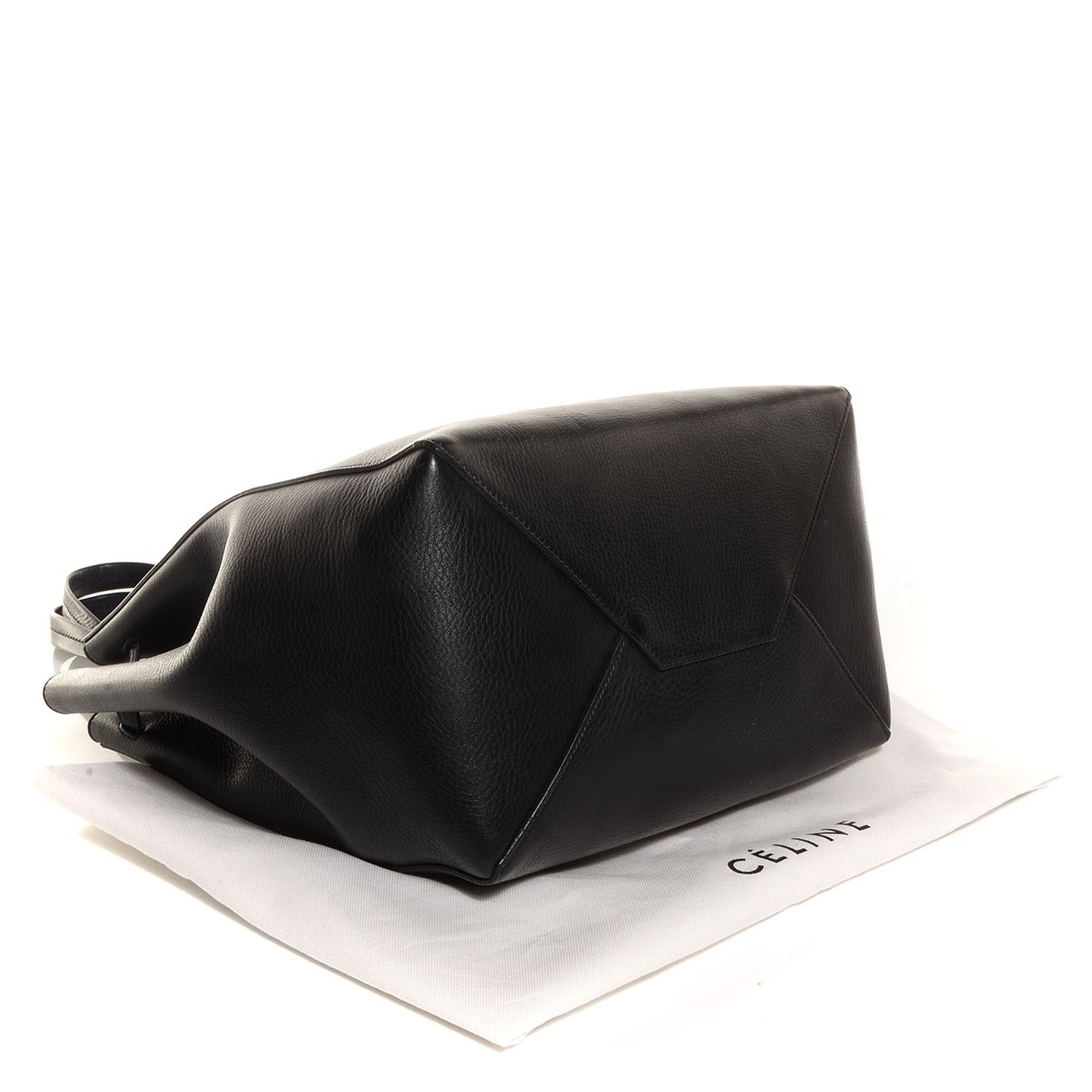 Soft Grained Calfskin Small Cabas Phantom Black