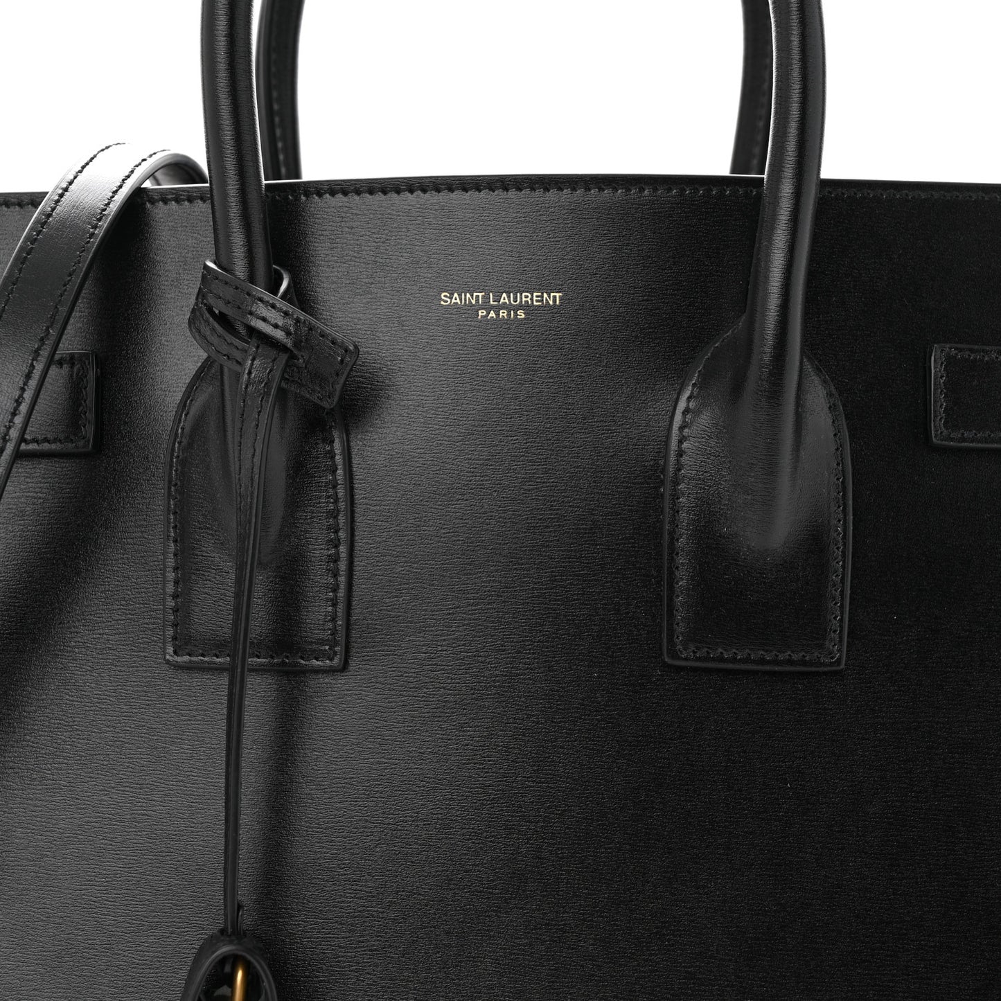 Calfskin Small Sac De Jour Black