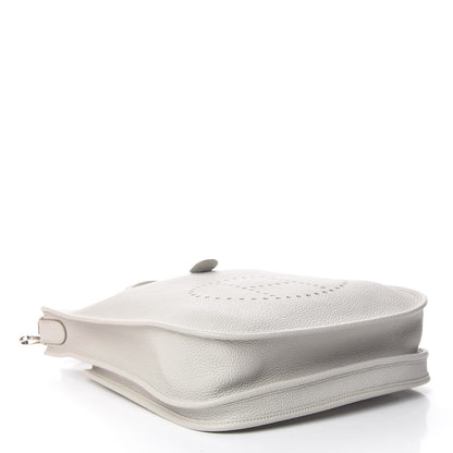 Hermes Taurillon Clemence Evelyne III PM Gris Perle 4 of 17