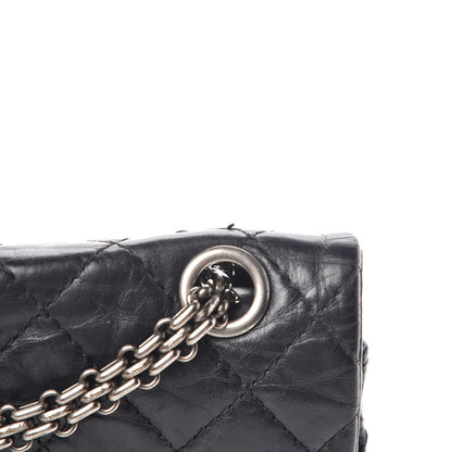 Chanel Aged Calfskin Quilted 2.55 Reissue 225 Flap Black 11 of 12