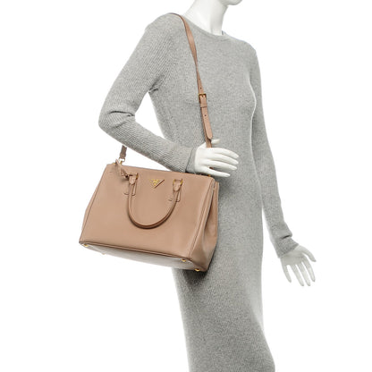 Prada Saffiano Medium Galleria Double Zip Tote Cammeo 2 of 7
