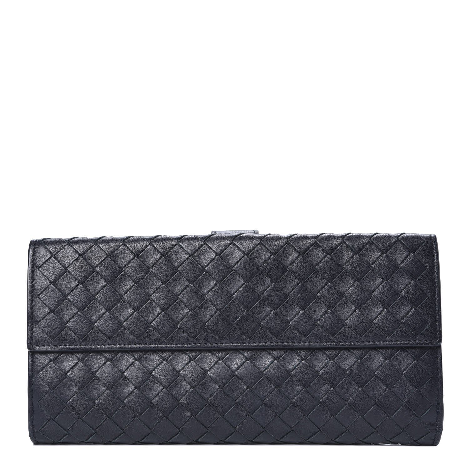 Bottega Veneta Nappa Intrecciato Continental Wallet Black 1 of 9