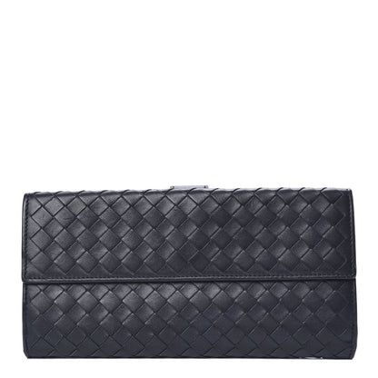 Bottega Veneta Nappa Intrecciato Continental Wallet Black 1 of 9