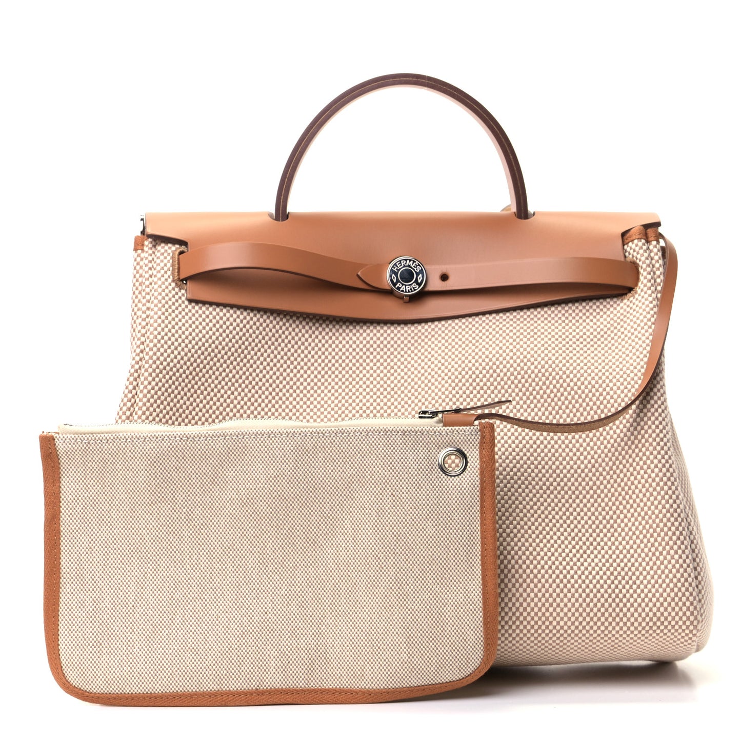 Vache Hunter Criss Viking Herbag Zip Retourne 31 PM Ecru Beige Naturel