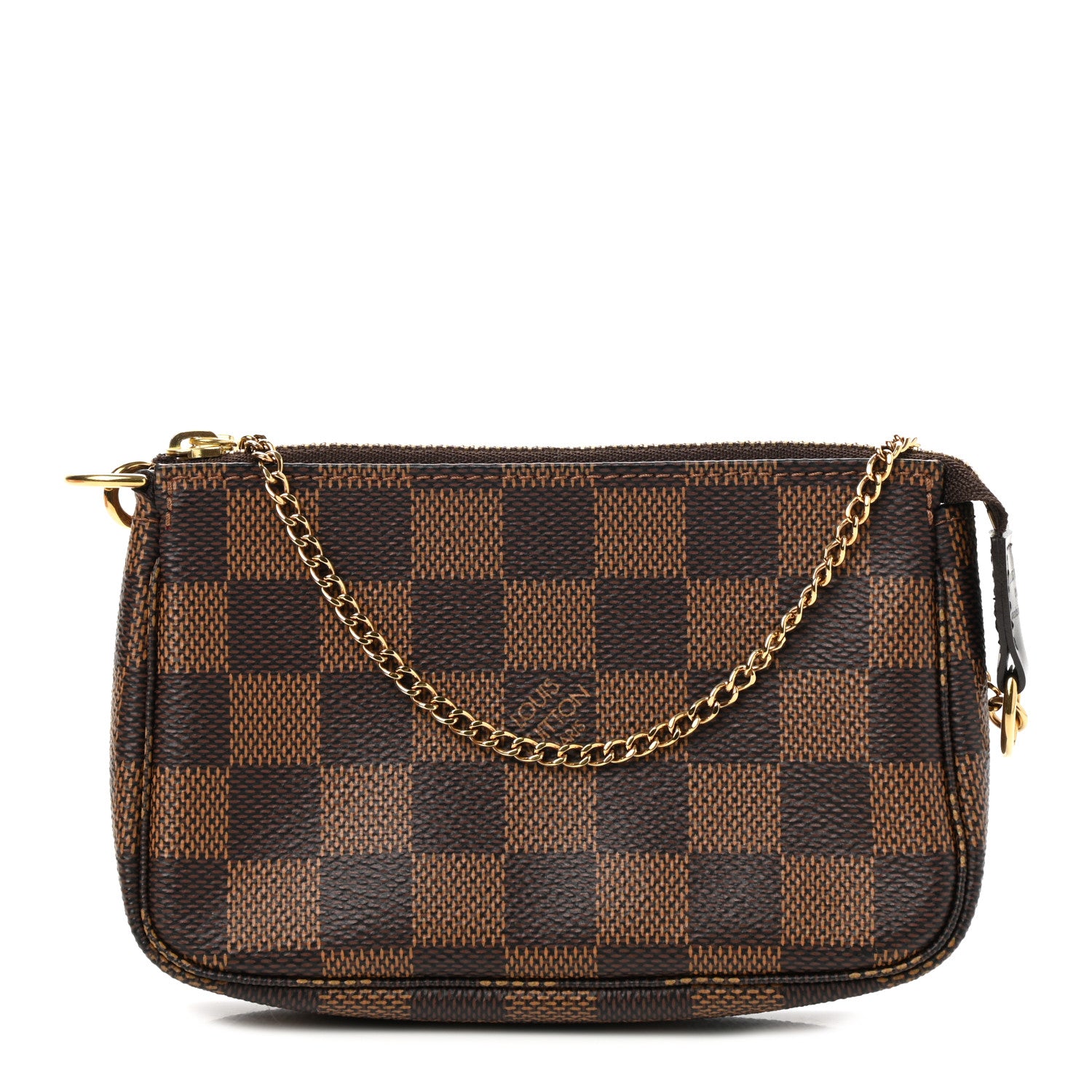 Louis Vuitton Damier Ebene Mini Pochette Accessories 1 of 8