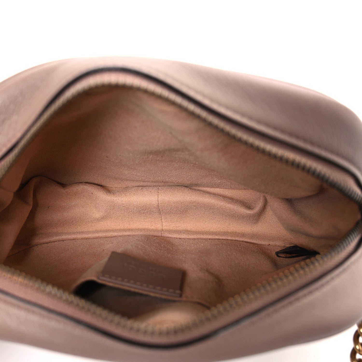 Gucci Calfskin Matelasse Mini GG Marmont Chain Shoulder Bag Porcelain Rose 5 of 10