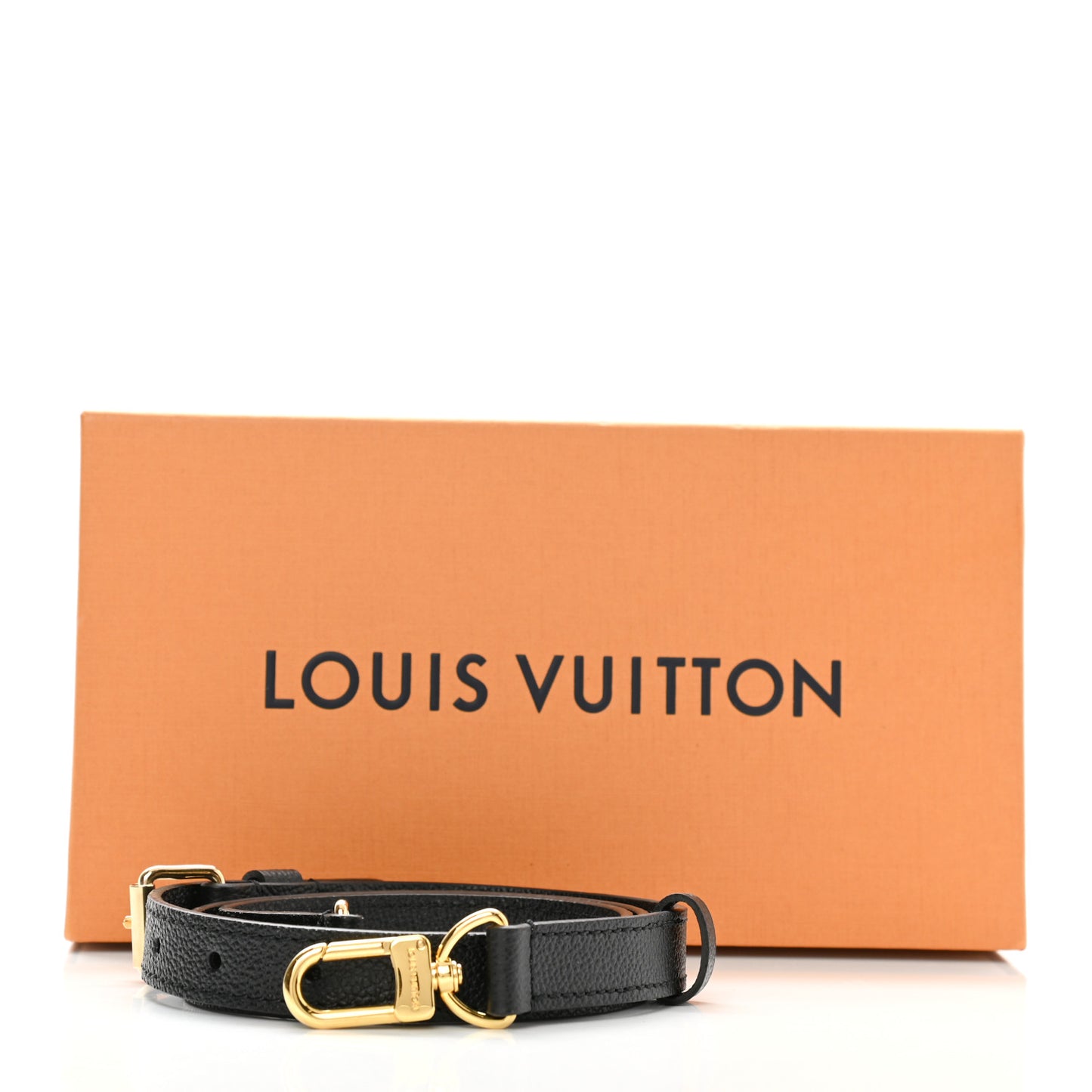 Calfskin 16mm Adjustable Shoulder Strap Black