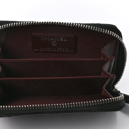 Chanel Caviar Quilted Zip Coin Purse Black 5 of 7