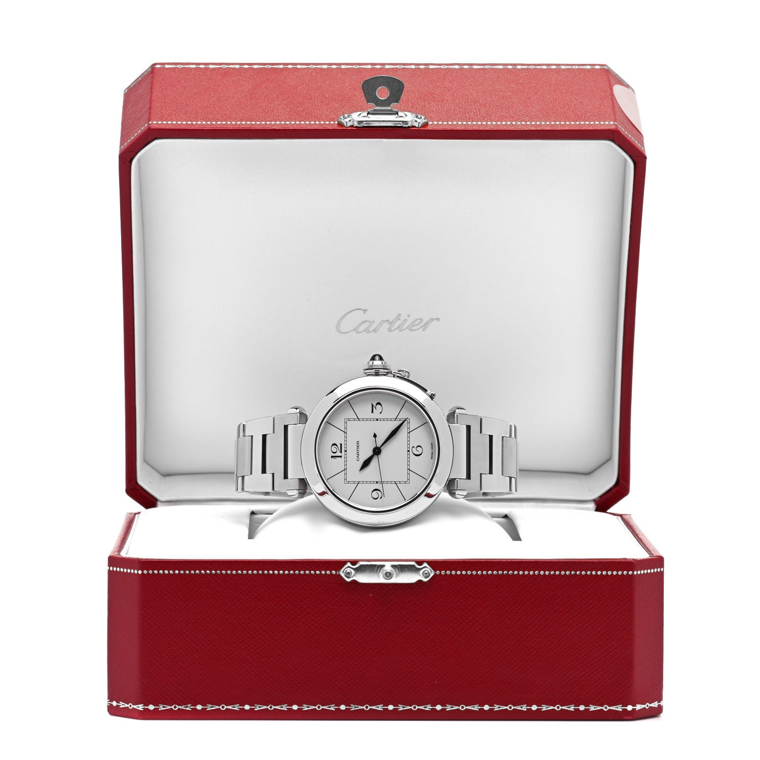 Cartier Stainless Steel 42mm Pasha C Automatic Watch 5 of 5