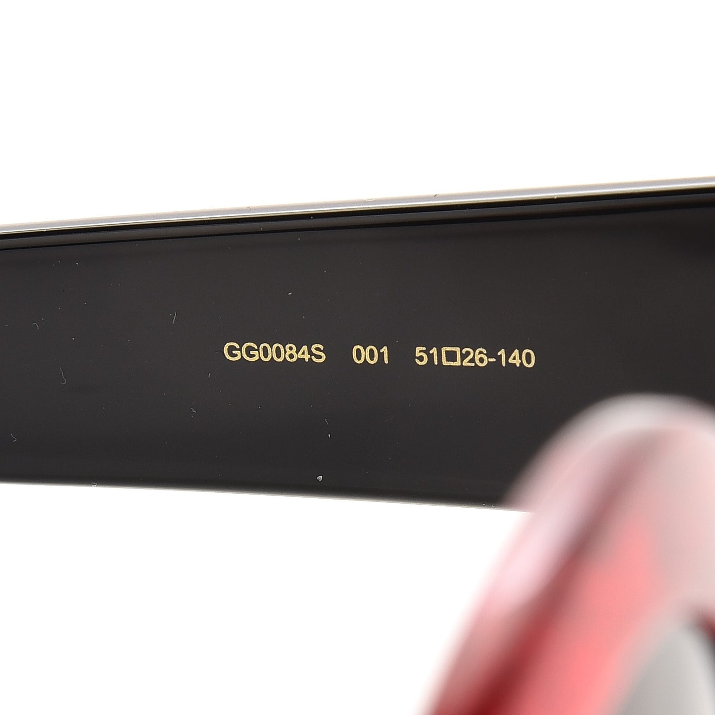 Acetate Round GG0084S Sunglasses Black Red Green