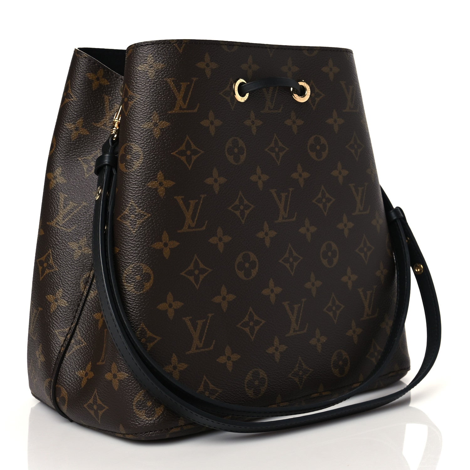 Louis Vuitton Monogram Neonoe MM Black 3 of 9