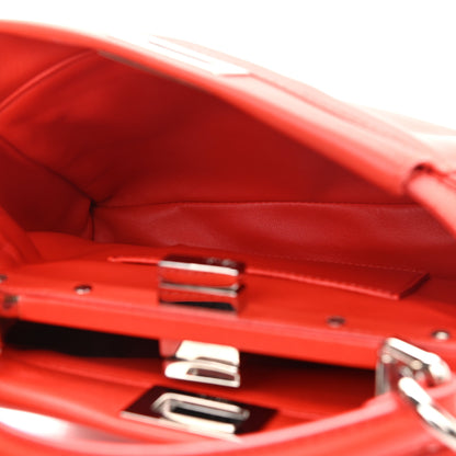 Fendi Nappa Mini Peekaboo Iconic Satchel Papavero 5 of 11