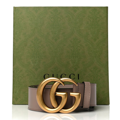 Gucci Calfskin Double G 40mm Belt 110 44 Porcelain Rose 7 of 7
