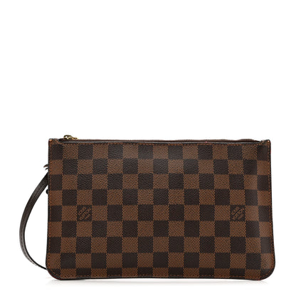 Louis Vuitton Damier Ebene Neverfull MM GM Pochette 1 of 10