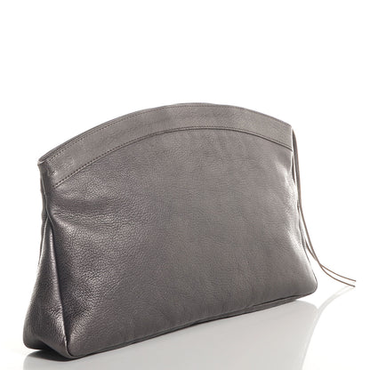 Balenciaga Chevre Classic Gold Hardware Premier Clutch Bronze 4 of 11
