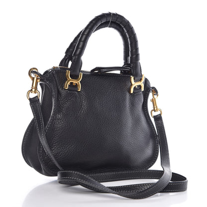 Chloe Calfskin Baby Marcie Satchel Black 3 of 9
