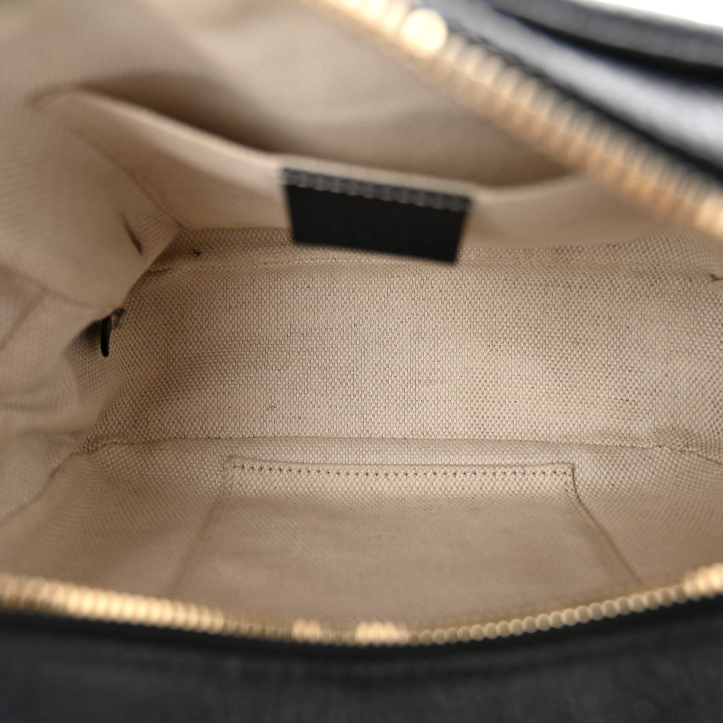 Pebbled Calfskin Small Soho Disco Bag Black