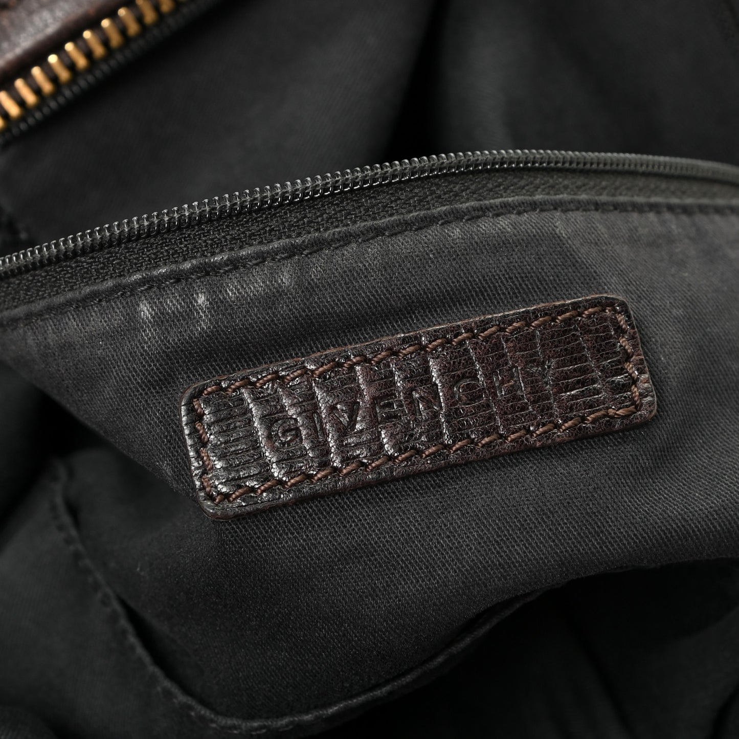 Calfskin Lizard Embossed Large Pandora Brown