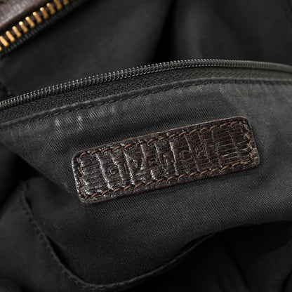 Givenchy Calfskin Lizard Embossed Large Pandora Brown 5 of 9