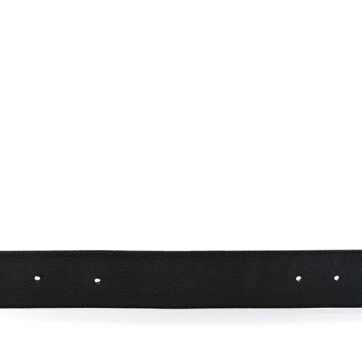 Textured Dollar Calfskin Double G 40mm Belt 95 38 Black