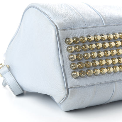 Alexander Wang Pebbled Lambskin Rocco Light Blue Pale Gold Hardware 6 of 13