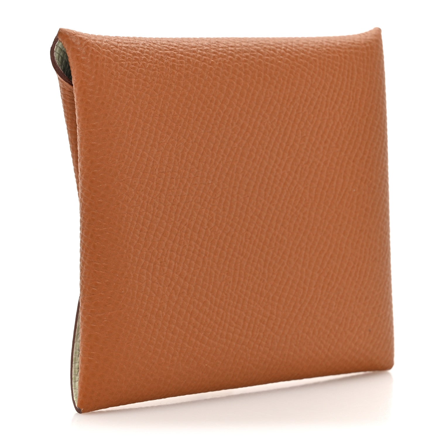 Hermes Epsom Bastia Verso Coin Purse Gold Vert Fizz 3 of 8