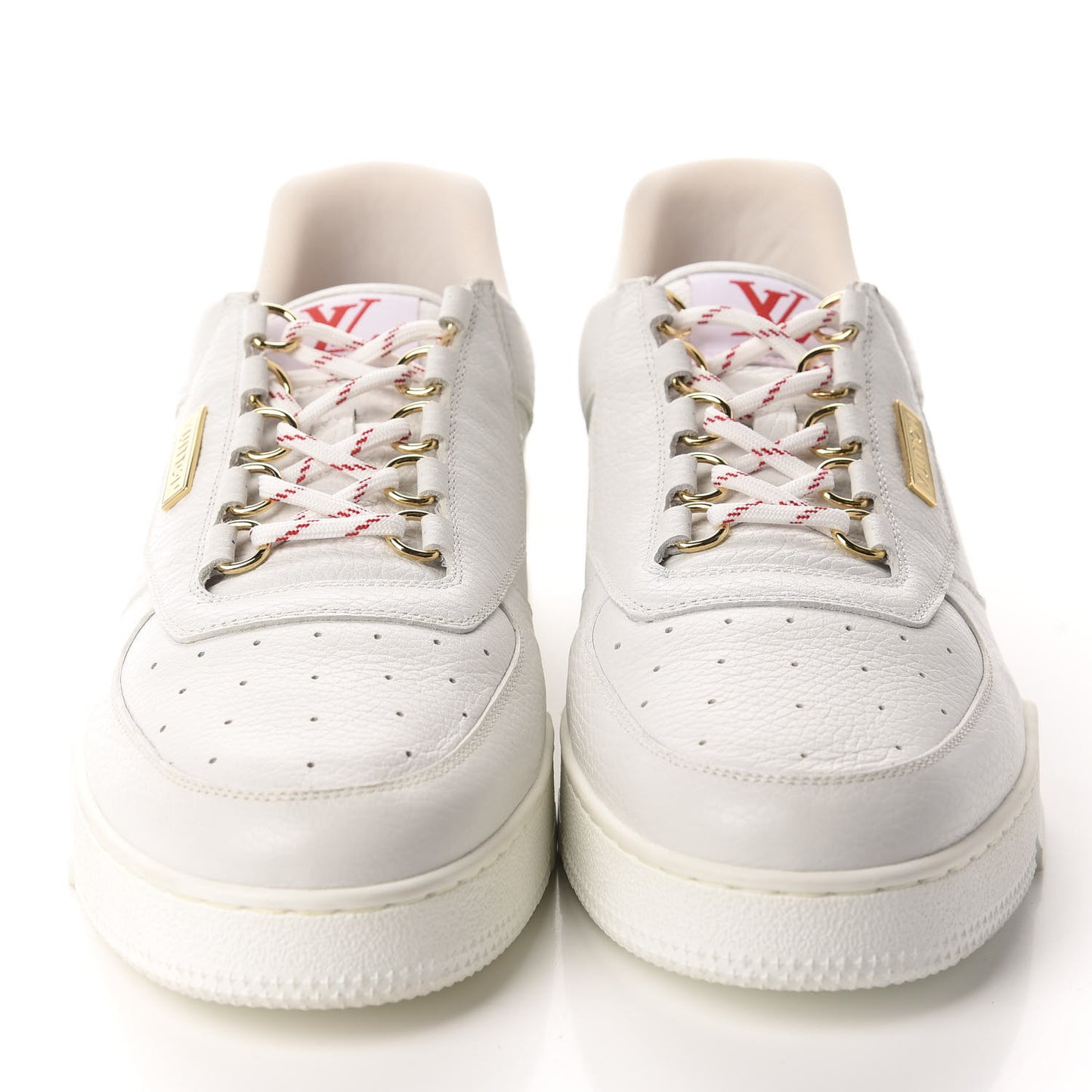Calfskin Mens LV Trainer Sneaker 9.5 White
