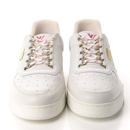 Louis Vuitton Calfskin Mens LV Trainer Sneaker 9.5 White 2 of 15