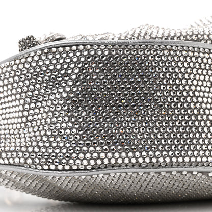 Balenciaga Rhinestone Encrusted Le Cagole Shoulder Bag XS Silver 11 of 12