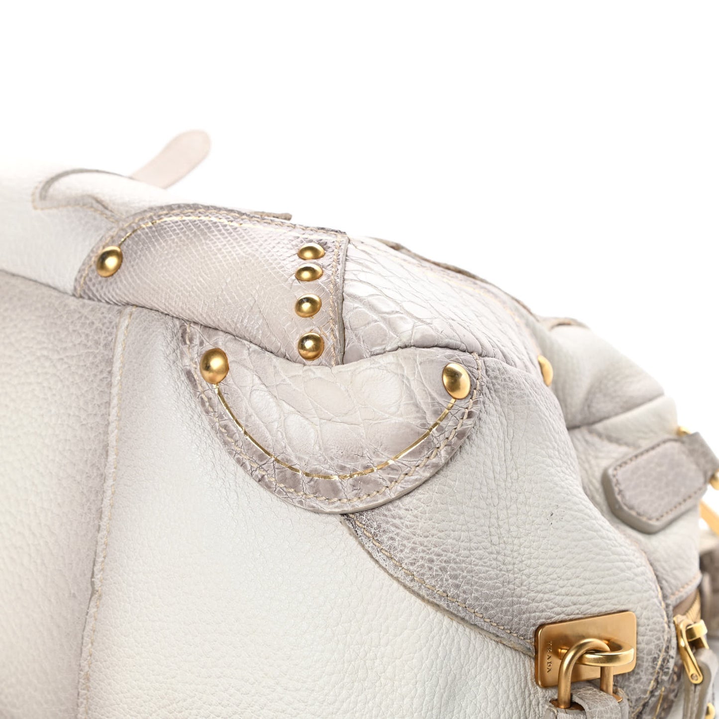 Cervo Patchwork Fringe Bowler Bianco