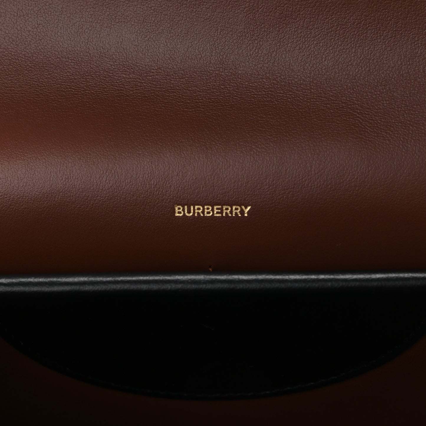 E-Canvas Monogram Stripe Small TB Bag Bridle Brown