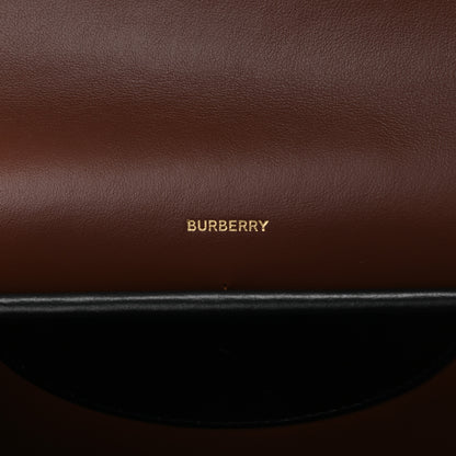 Burberry E-Canvas Monogram Stripe Small TB Bag Bridle Brown 6 of 9