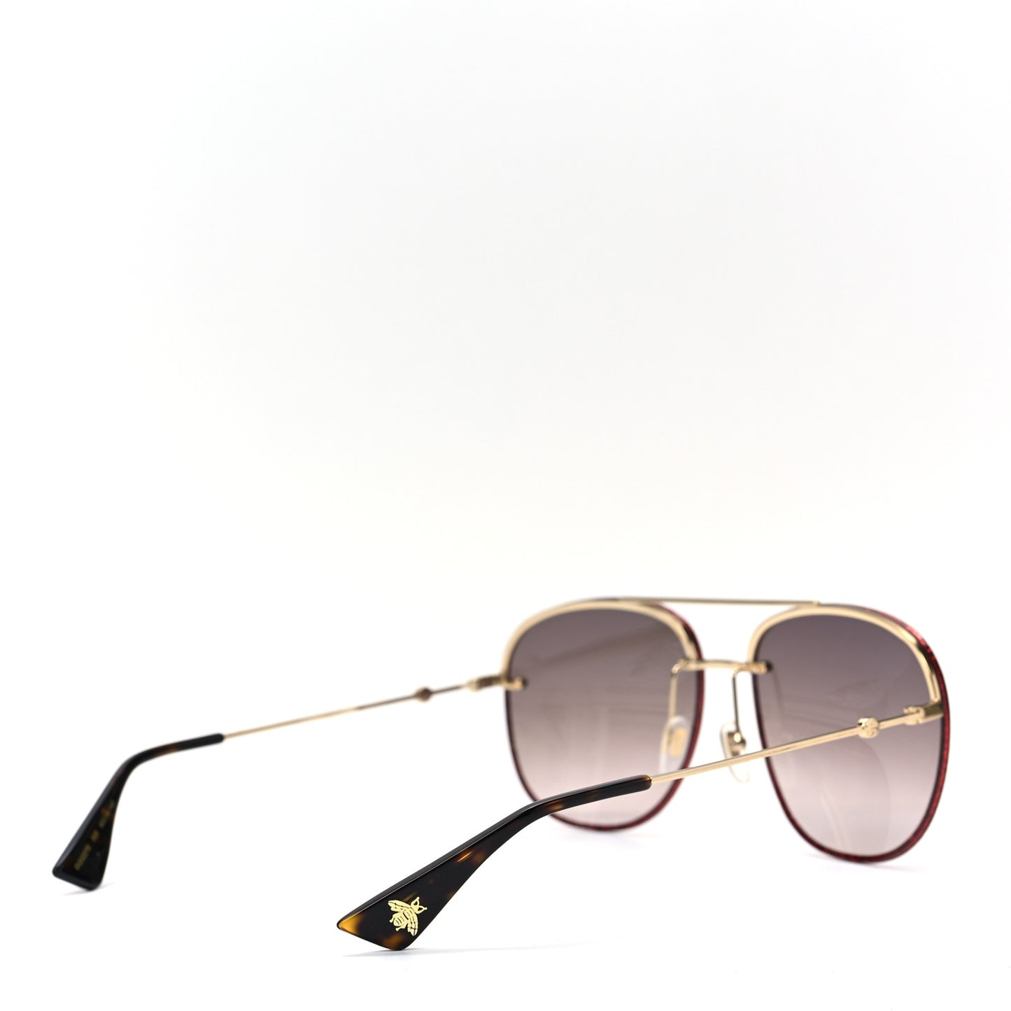 Aviator Glitter Sunglasses GG0227S Red