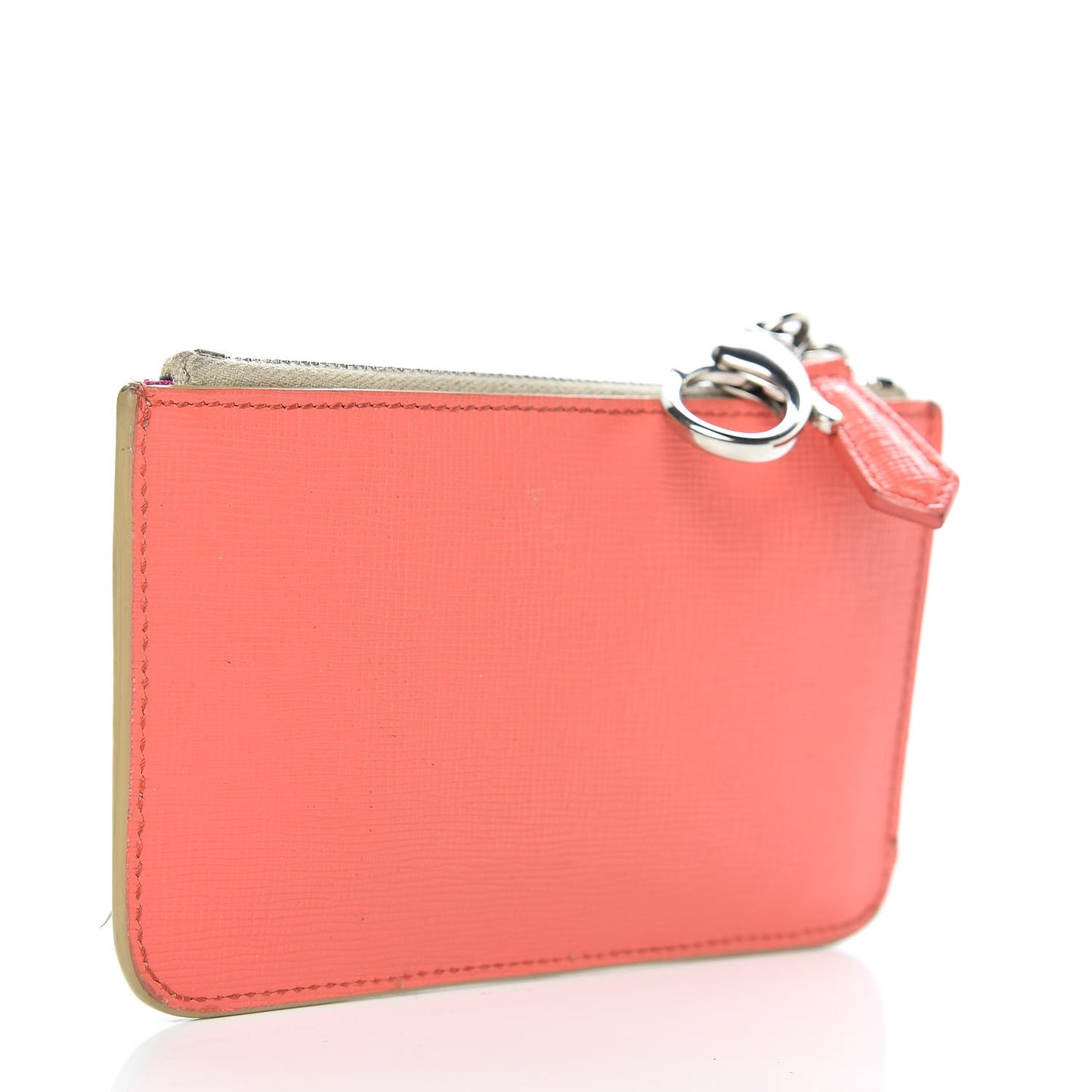 Saffiano Crystal Eye Monster Coin Pouch Key Case Bellini Multicolor