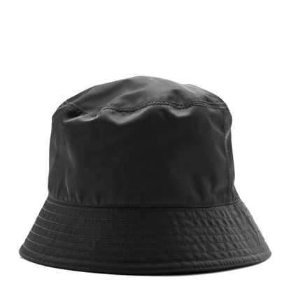 Prada Re-Nylon Metal Triangle Logo Womens Bucket Hat S Black 6 of 10