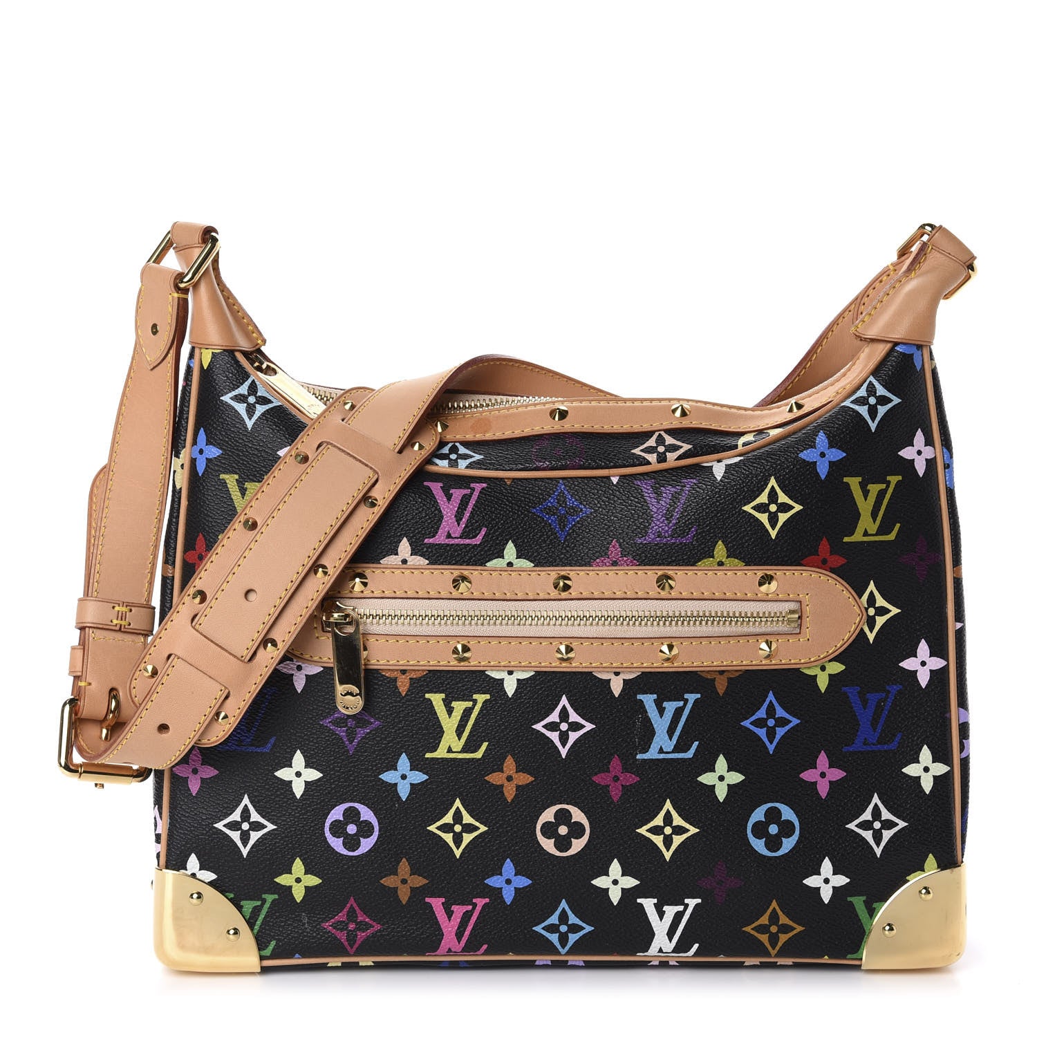 Louis Vuitton Monogram Multicolor Boulogne Black 1 of 12