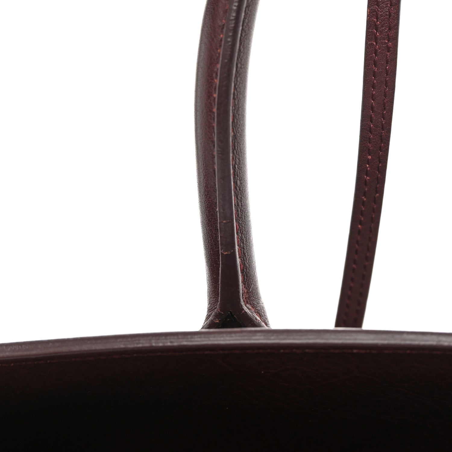 Saint Laurent Calfskin Large Sac De Jour Carryall Amarena 13 of 16