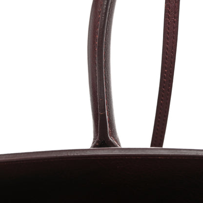Saint Laurent Calfskin Large Sac De Jour Carryall Amarena 13 of 16