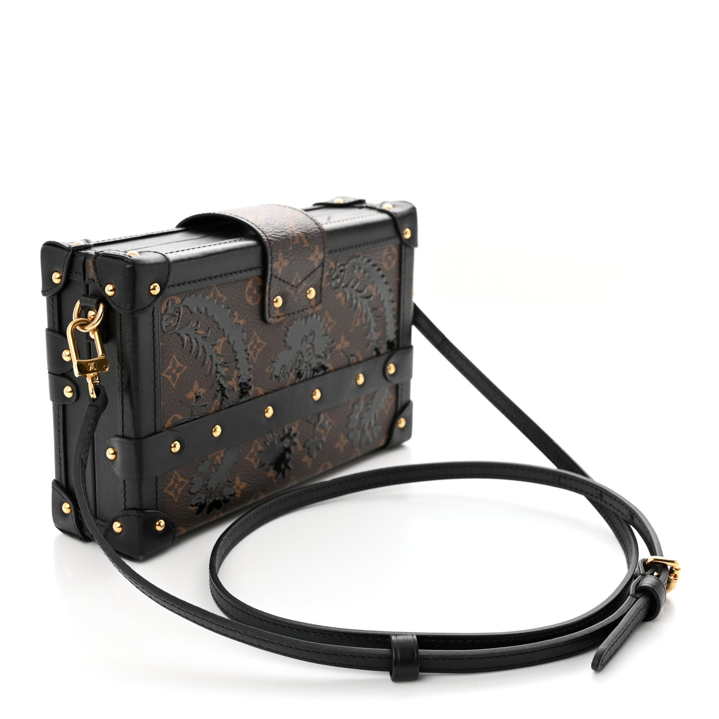 Monogram Blossom Petite Malle Black