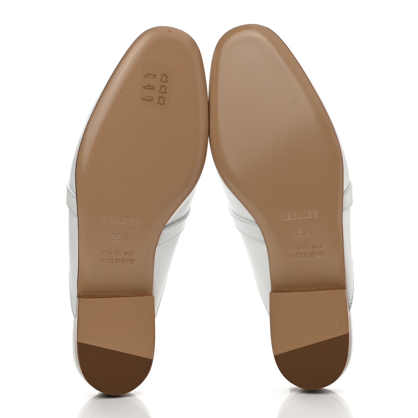 Calfskin Oz Mules 35.5 White