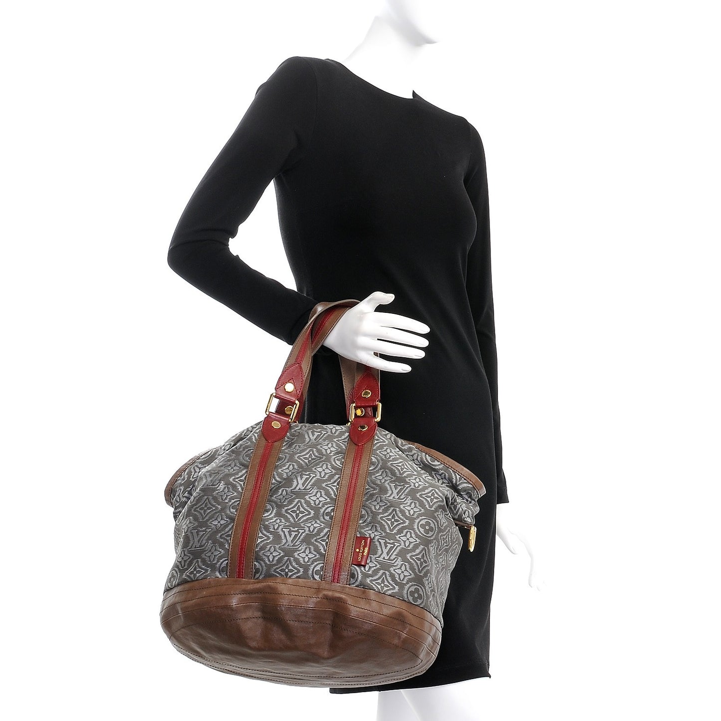 Jacquard Monogram Fabric Aviator Kaki