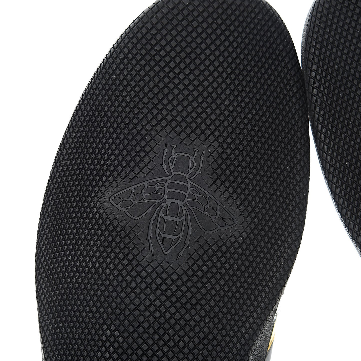 X DAPPER DAN Calfskin Laminated Ayers GG Micro Monogram Mens G74 Sneakers 9.5 Black