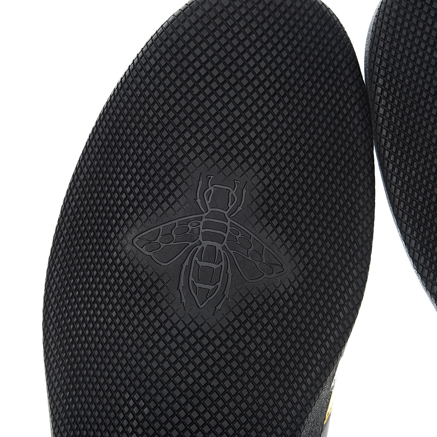 Gucci X DAPPER DAN Calfskin Laminated Ayers GG Micro Monogram Mens G74 Sneakers 9.5 Black 6 of 10