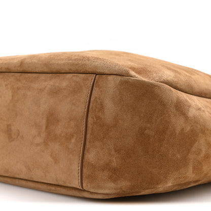 Saint Laurent Suede Large Le 5 A 7 Soft Hobo New Barley 10 of 10