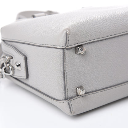 MCM Grained Calfskin Small Ella Boston Dove 8 of 11