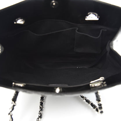 Chanel Vinyl Quilted In The Business North South Tote Black 5 of 11