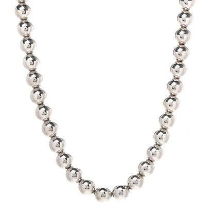 Tiffany Sterling Silver 10mm HardWear Ball Necklace 1 of 5
