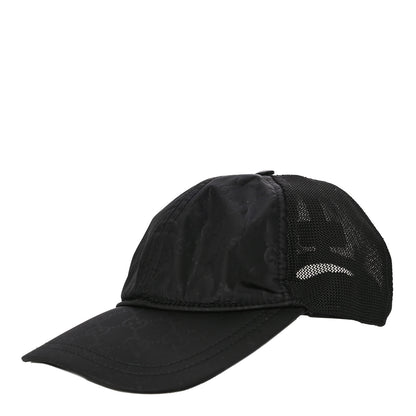 Gucci Nylon Monogram Baseball Hat L Black 1 of 8