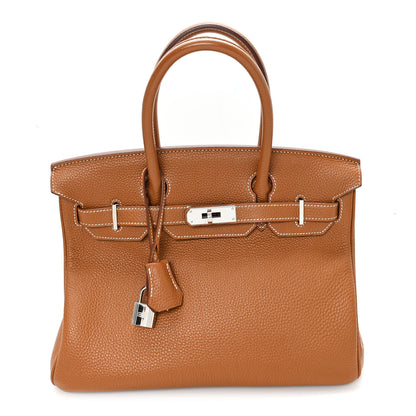 Hermes Togo Birkin 30 Gold 1 of 11