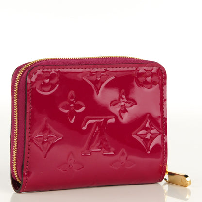 Louis Vuitton Vernis Zippy Coin Purse Magenta 3 of 6